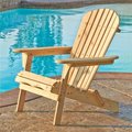 W Unlimited W Unlimited SW1912NC Oceanic Adirondack Chair; Natural SW1912NC